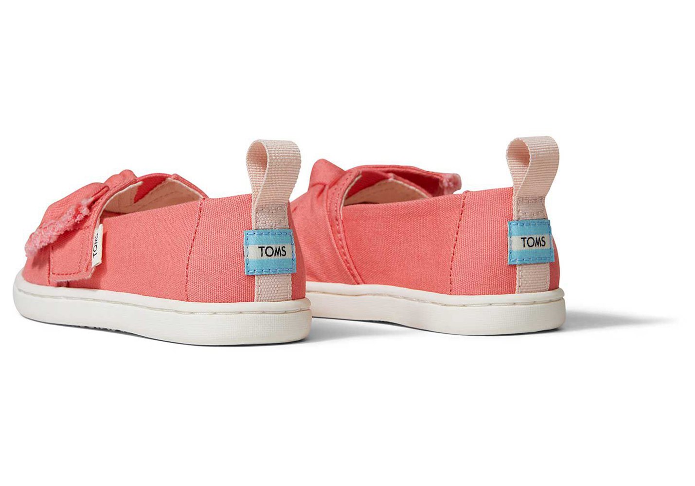 Toms Espadryle Dziecięce Pomarańczowe - Alpargata Tiny Bow - 10XOFWYLI